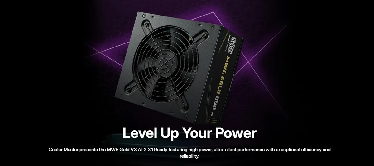  Cooler Master MWE Gold V3 Non-Modular ATX 650W 80 Plus Gold Certified Power Supply Price in Bangladesh